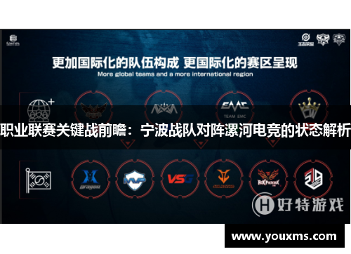 职业联赛关键战前瞻：宁波战队对阵漯河电竞的状态解析